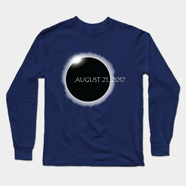 Solar Eclipse 2017 Long Sleeve T-Shirt by kevos